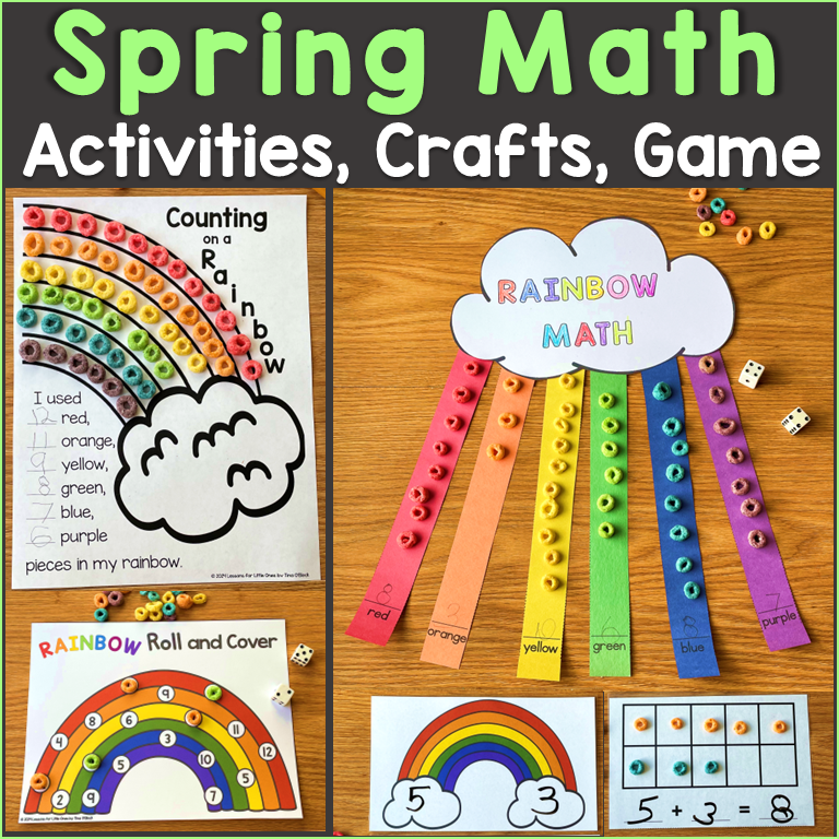 Spring Math Activities craft game center