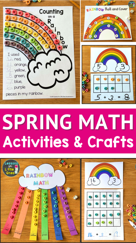 spring math activities craft games kindergarten first grade